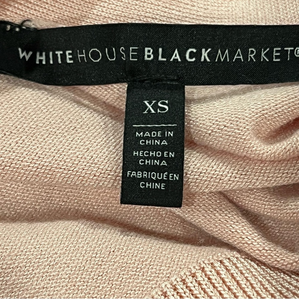 WHBM long sleeve pale pink open long cardigan/ duster - Picture 10 of 12